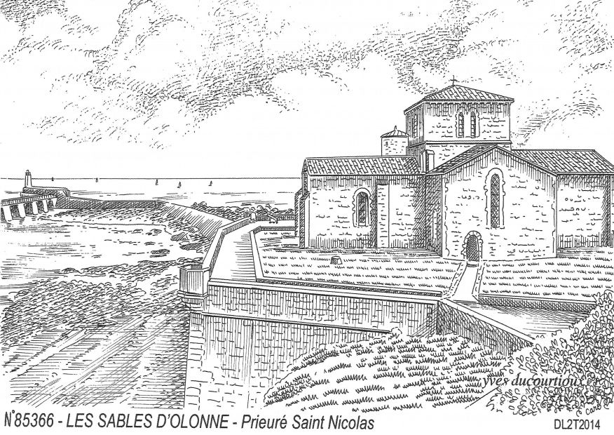 N 85366 - LES SABLES D OLONNE - prieuré st nicolas